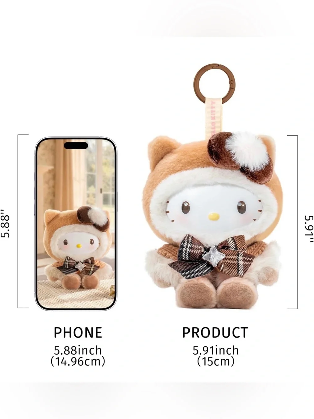 Hello Kitty Blind Box Fuzzy Series - Kuromi My Melody Cinnamoroll Characters Cut